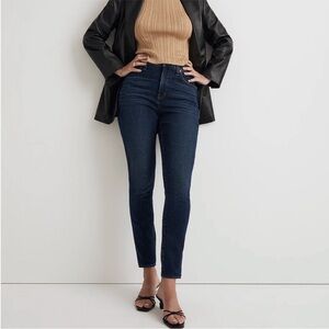 Madewell Curvy 10" High-Rise Skinny Jeans in Kingston Wash Size 29